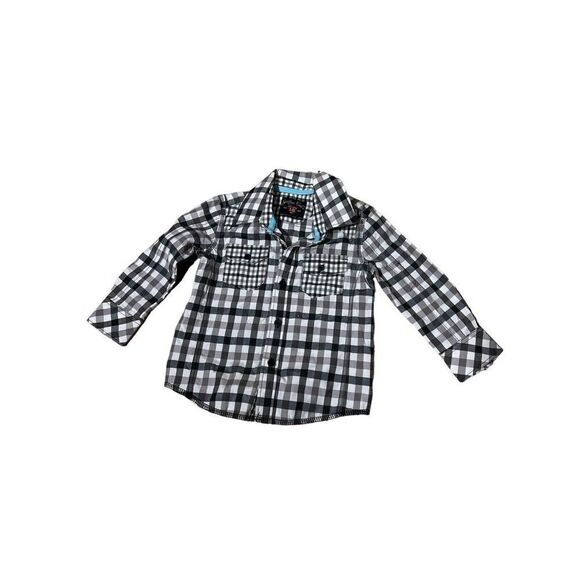 Sovereign Code Baby Boy Plaid Shirt - Picture 1 of 5